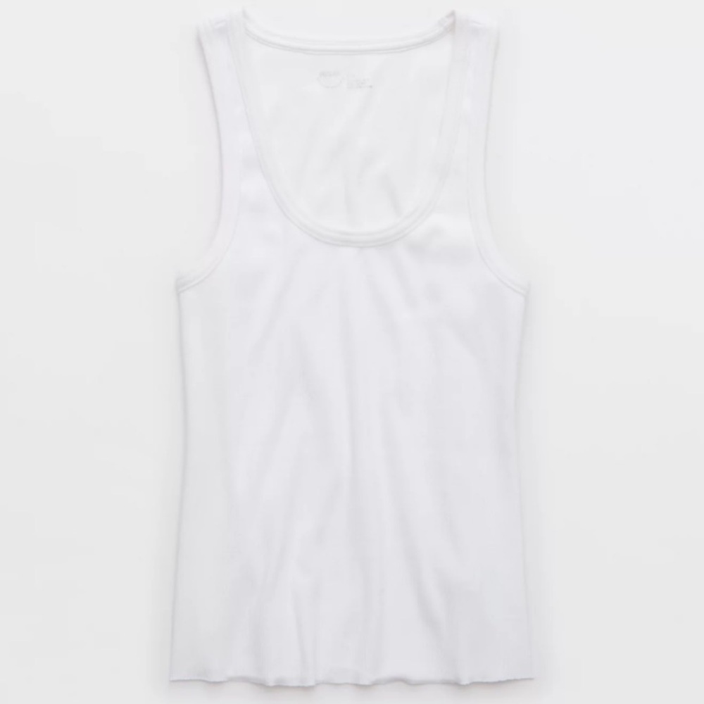 AERIE Tuck-It-In Tank Top - White
